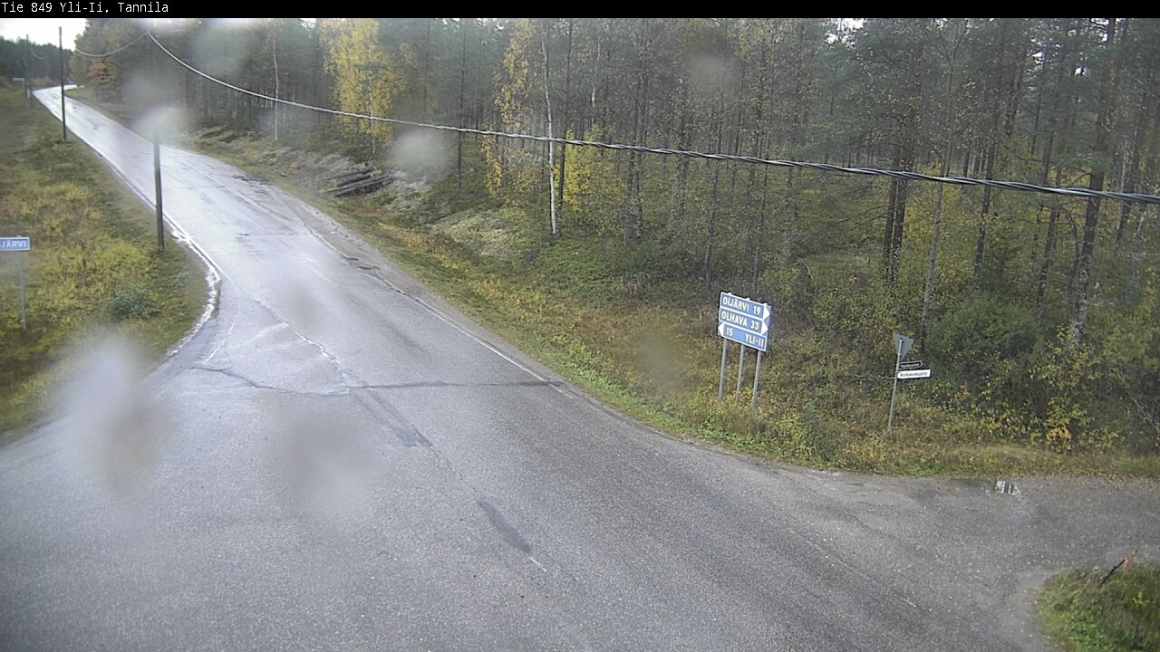 Weather Camera Image Väg 849 Yli-Ii, Tannila, Oulu, Pohjois-Pohjanmaa