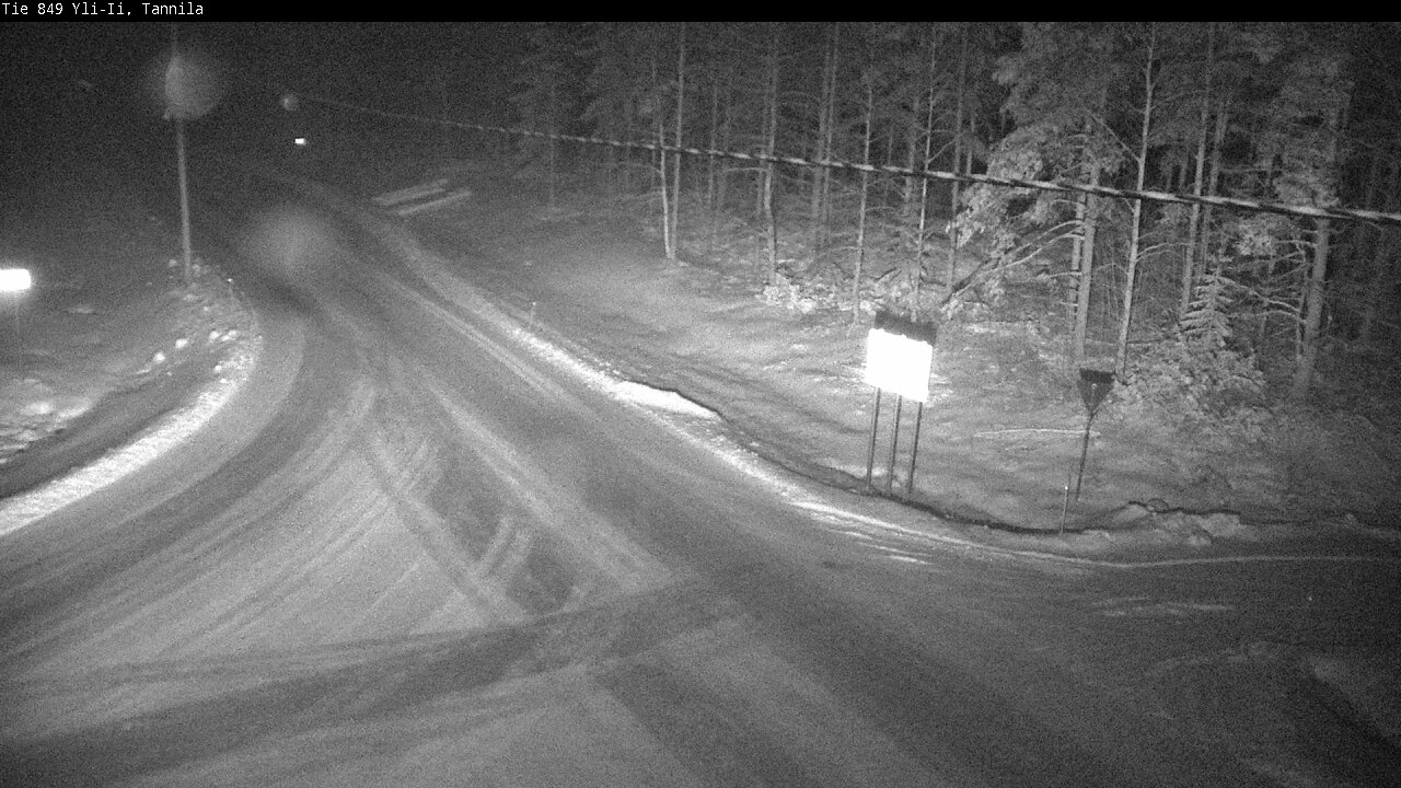 Weather Camera Image Road 849 Yli-Ii, Tannila, Oulu, Pohjois-Pohjanmaa