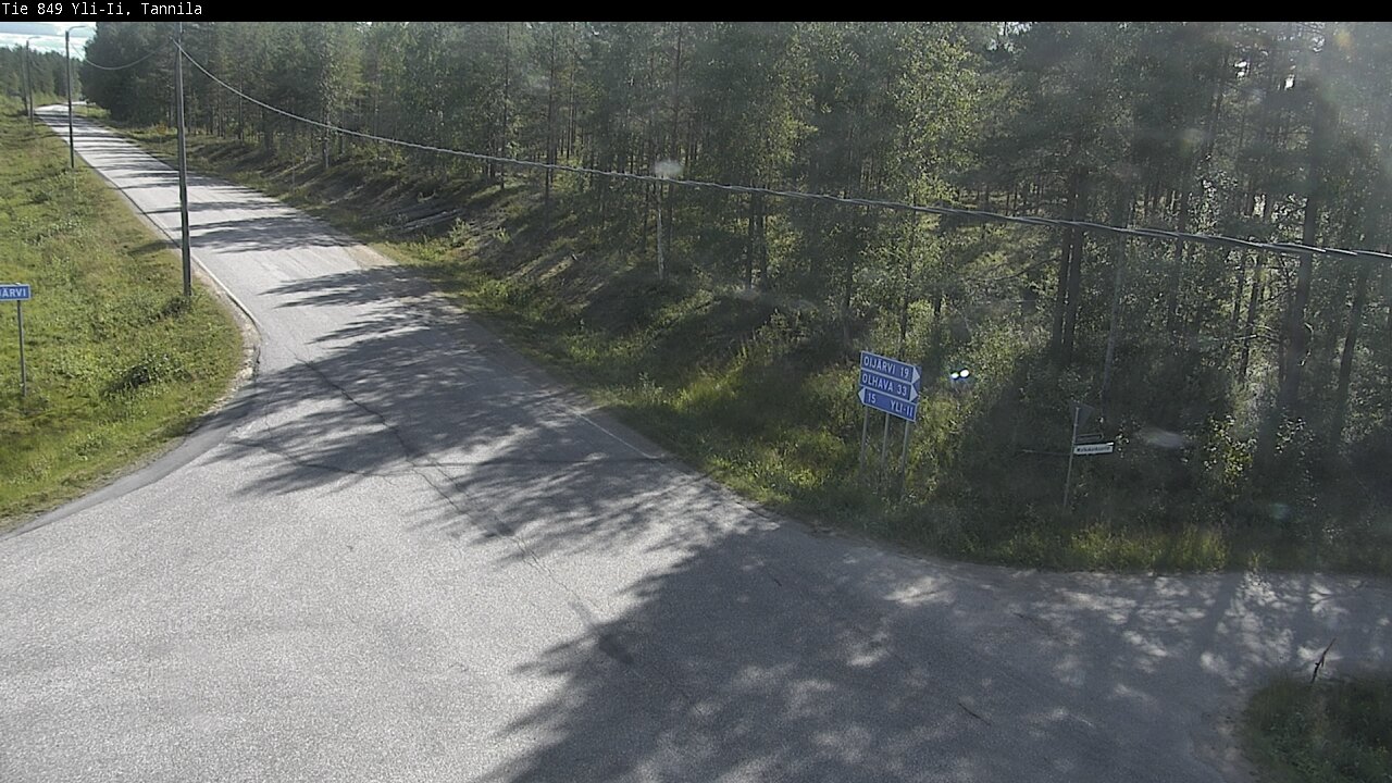 Weather Camera Image Road 849 Yli-Ii, Tannila, Oulu, Pohjois-Pohjanmaa