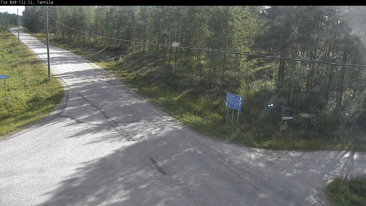 Weather Camera Image Road 849 Yli-Ii, Tannila, Oulu, Pohjois-Pohjanmaa