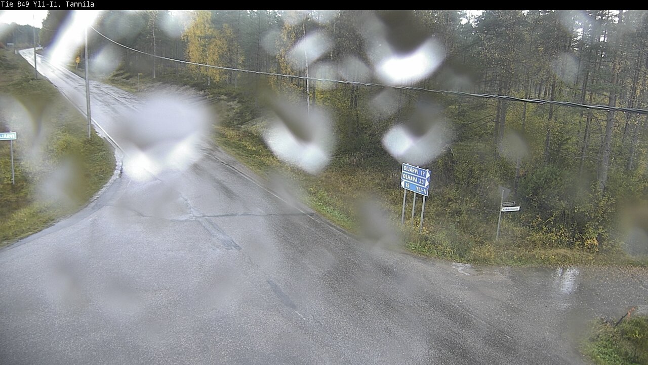 Weather Camera Image Väg 849 Yli-Ii, Tannila, Oulu, Pohjois-Pohjanmaa