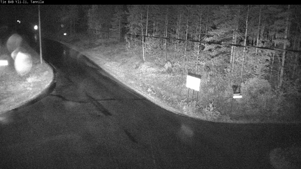 Weather Camera Image Väg 849 Yli-Ii, Tannila, Oulu, Pohjois-Pohjanmaa