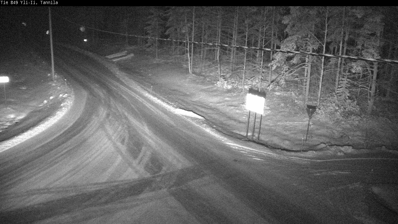 Weather Camera Image Road 849 Yli-Ii, Tannila, Oulu, Pohjois-Pohjanmaa