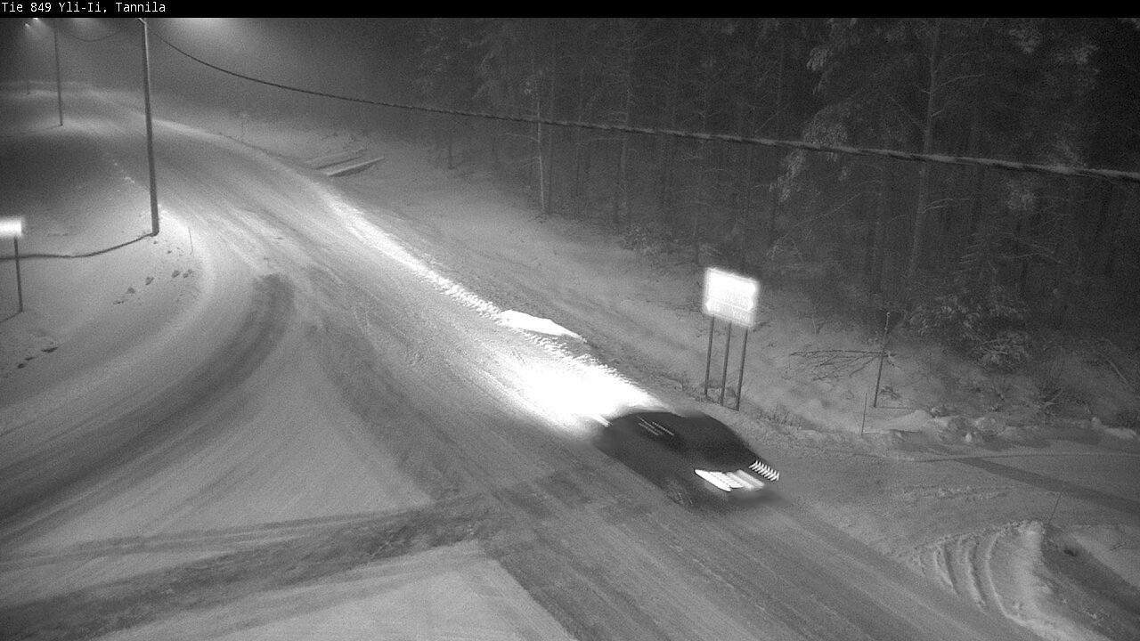 Weather Camera Image Väg 849 Yli-Ii, Tannila, Oulu, Pohjois-Pohjanmaa