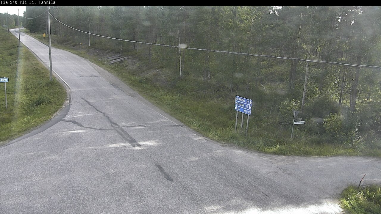 Weather Camera Image Road 849 Yli-Ii, Tannila, Oulu, Pohjois-Pohjanmaa