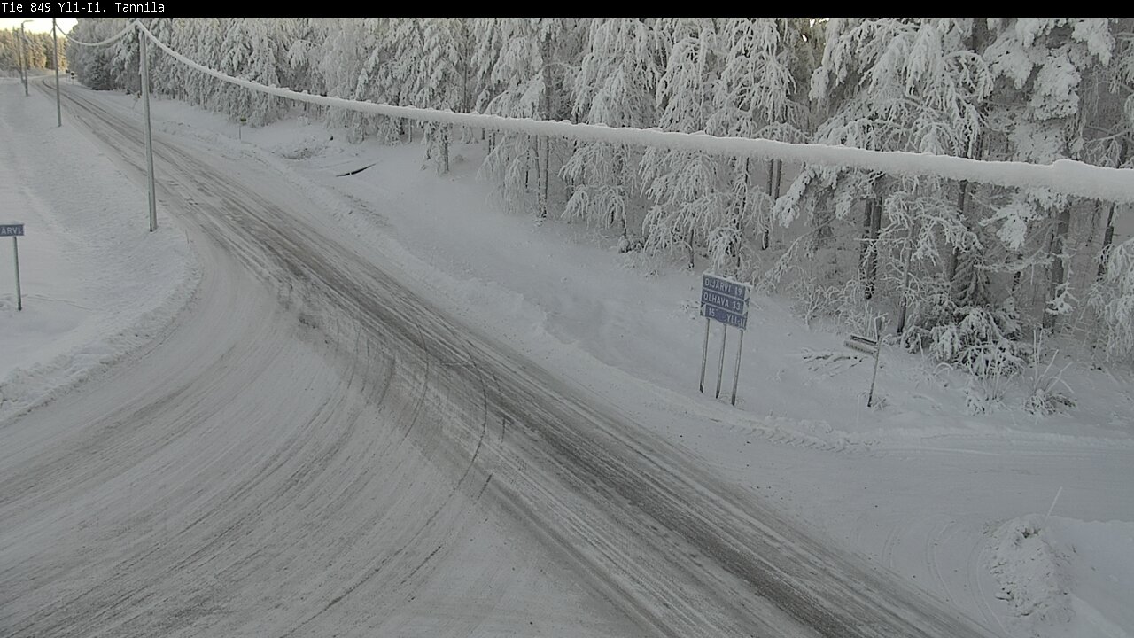 Weather Camera Image Road 849 Yli-Ii, Tannila, Oulu, Pohjois-Pohjanmaa