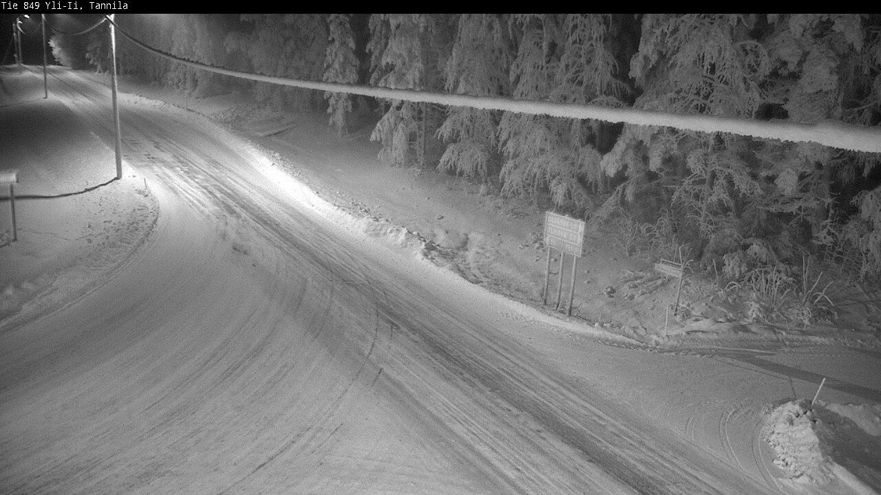 Weather Camera Image Road 849 Yli-Ii, Tannila, Oulu, Pohjois-Pohjanmaa