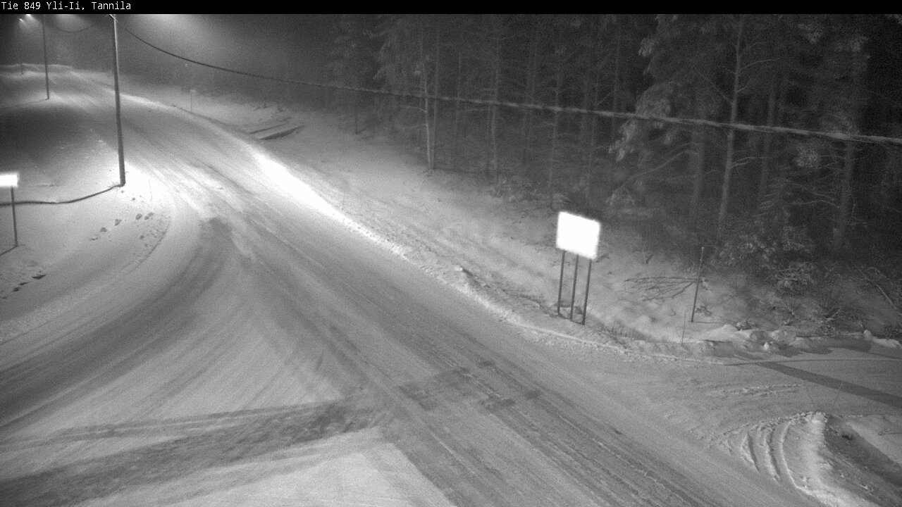Weather Camera Image Väg 849 Yli-Ii, Tannila, Oulu, Pohjois-Pohjanmaa