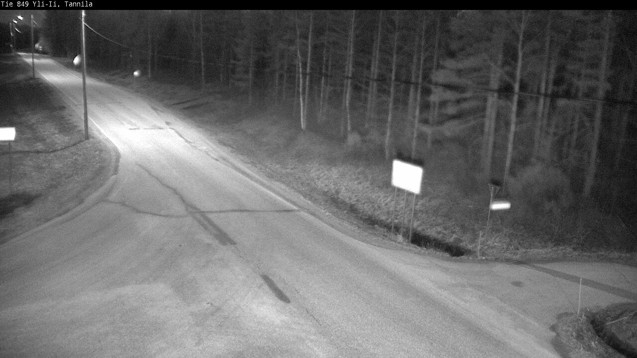 Weather Camera Image Väg 849 Yli-Ii, Tannila, Oulu, Pohjois-Pohjanmaa