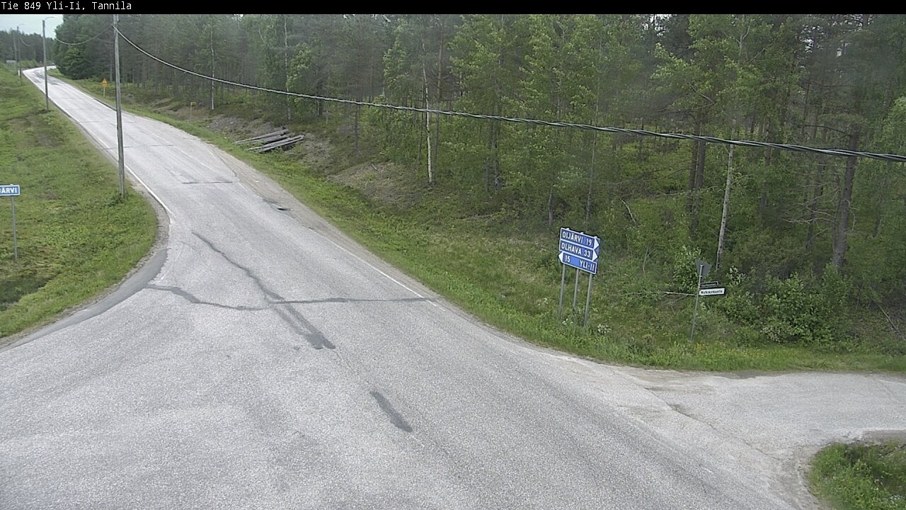 Kelikamerat Kuva Tie 849 Yli-Ii, Tannila, Oulu, Pohjois-Pohjanmaa