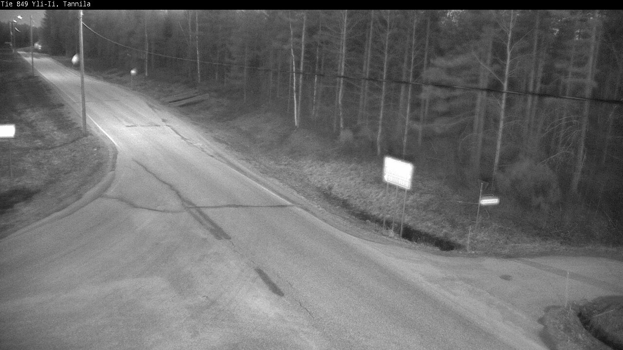 Weather Camera Image Väg 849 Yli-Ii, Tannila, Oulu, Pohjois-Pohjanmaa