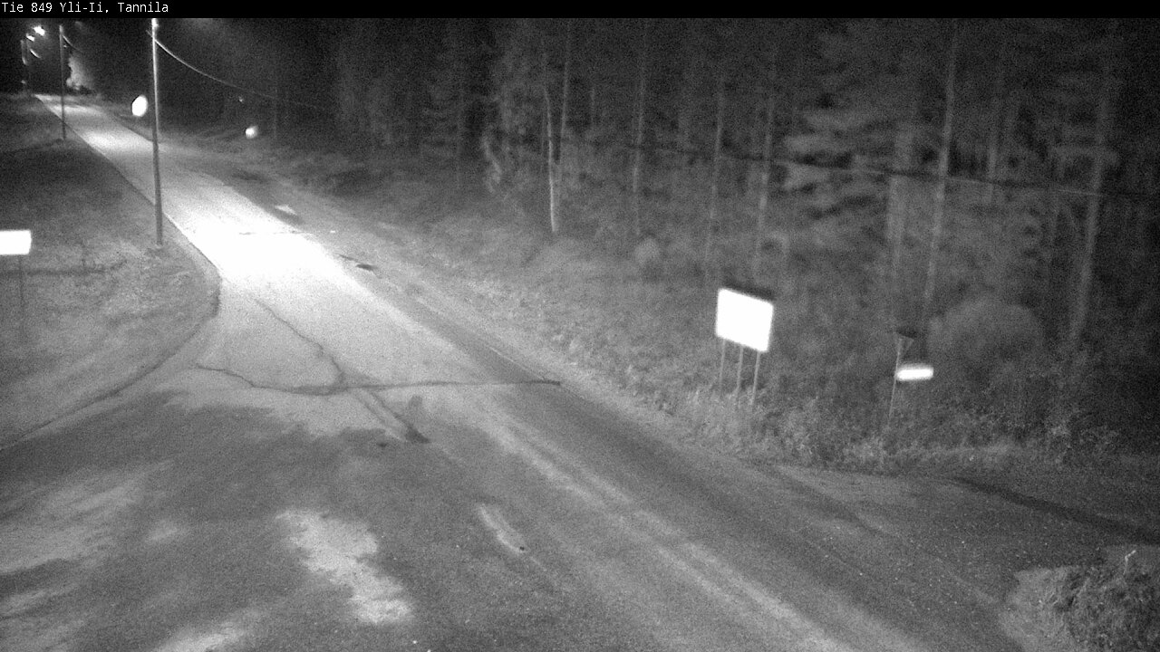 Weather Camera Image Väg 849 Yli-Ii, Tannila, Oulu, Pohjois-Pohjanmaa