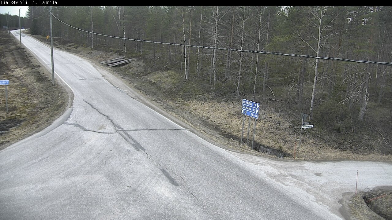 Kelikamerat Kuva Tie 849 Yli-Ii, Tannila, Oulu, Pohjois-Pohjanmaa