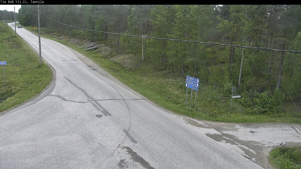 Kelikamerat Kuva Tie 849 Yli-Ii, Tannila, Oulu, Pohjois-Pohjanmaa