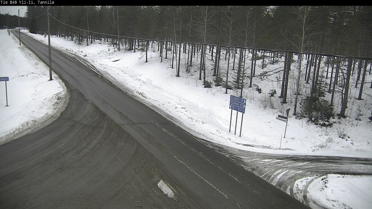 Weather Camera Image Road 849 Yli-Ii, Tannila, Oulu, Pohjois-Pohjanmaa