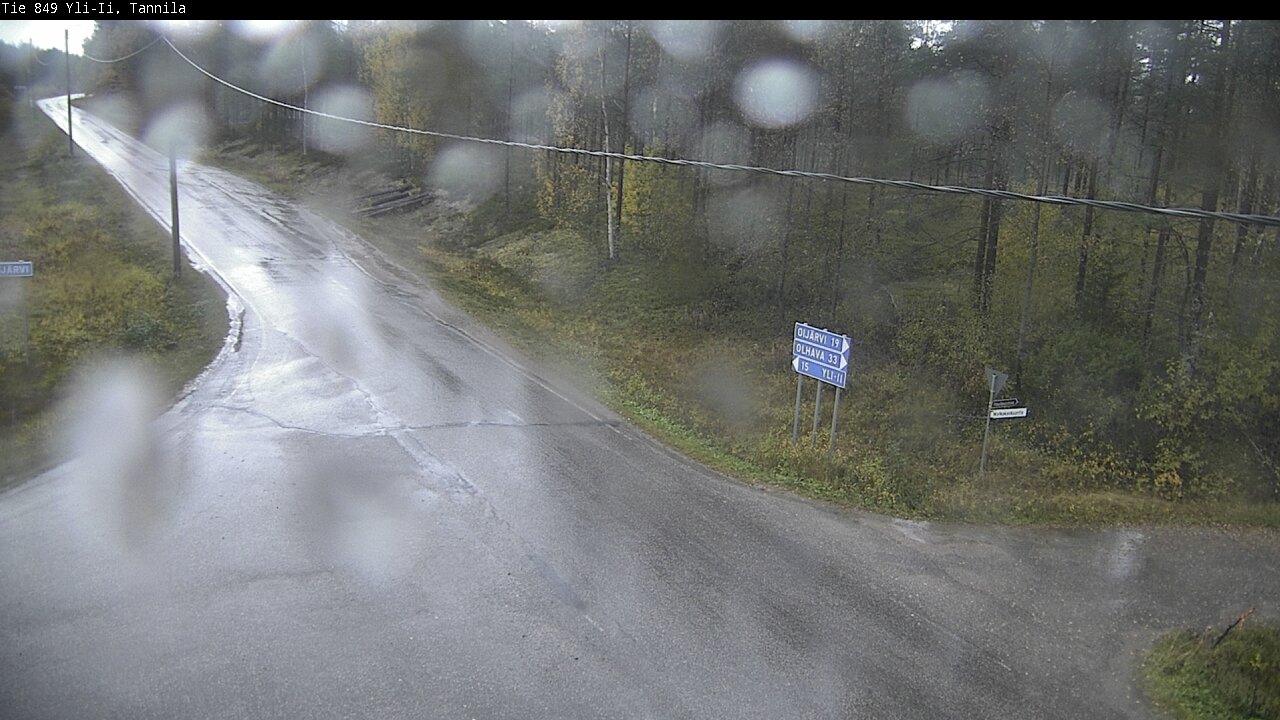 Weather Camera Image Väg 849 Yli-Ii, Tannila, Oulu, Pohjois-Pohjanmaa