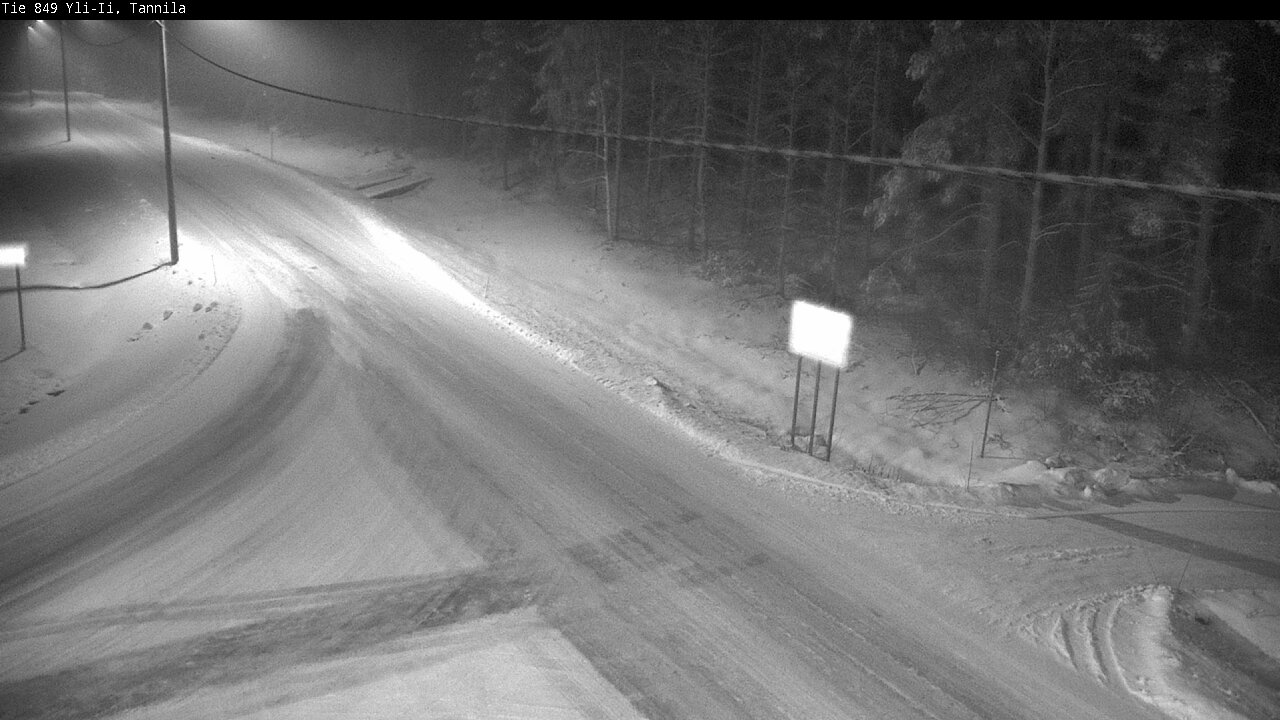 Weather Camera Image Väg 849 Yli-Ii, Tannila, Oulu, Pohjois-Pohjanmaa