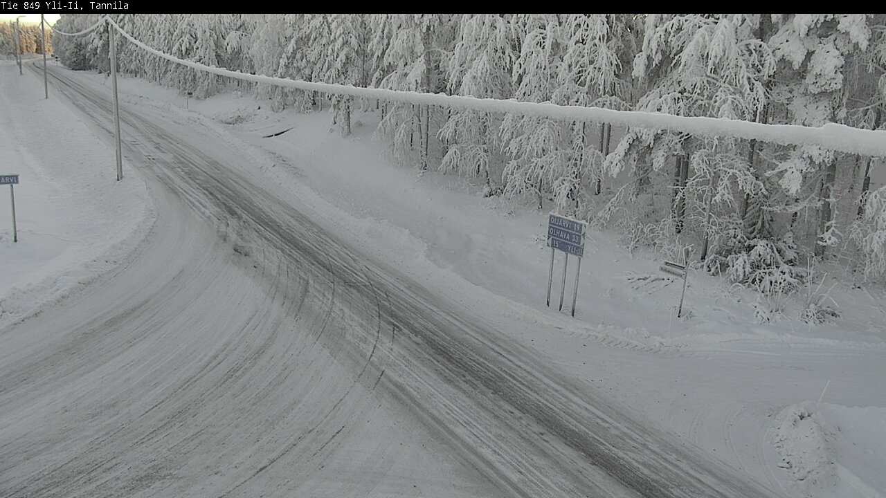 Weather Camera Image Road 849 Yli-Ii, Tannila, Oulu, Pohjois-Pohjanmaa