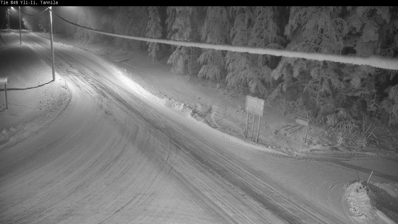 Weather Camera Image Road 849 Yli-Ii, Tannila, Oulu, Pohjois-Pohjanmaa