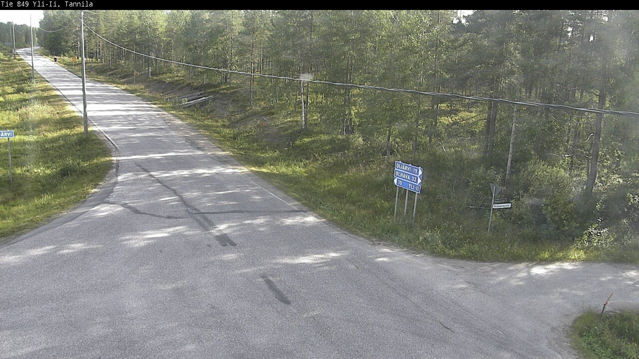 Weather Camera Image Road 849 Yli-Ii, Tannila, Oulu, Pohjois-Pohjanmaa