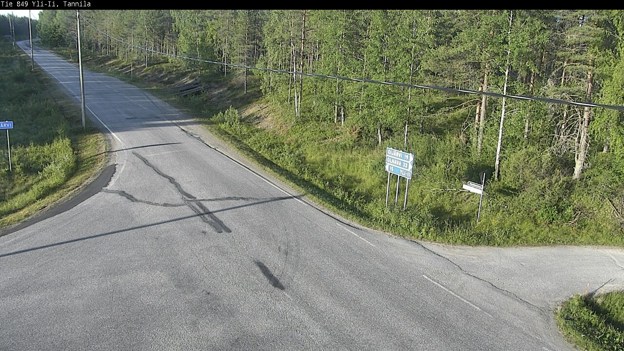 Kelikamerat Kuva Tie 849 Yli-Ii, Tannila, Oulu, Pohjois-Pohjanmaa
