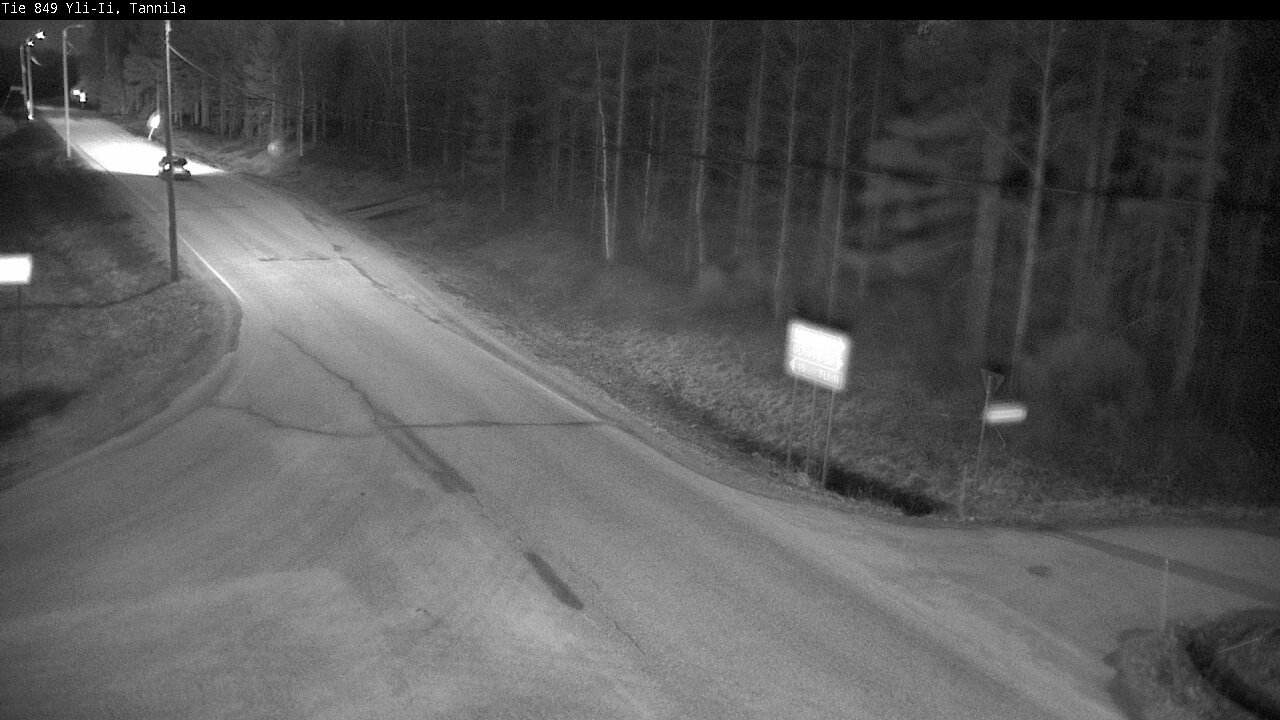 Weather Camera Image Väg 849 Yli-Ii, Tannila, Oulu, Pohjois-Pohjanmaa
