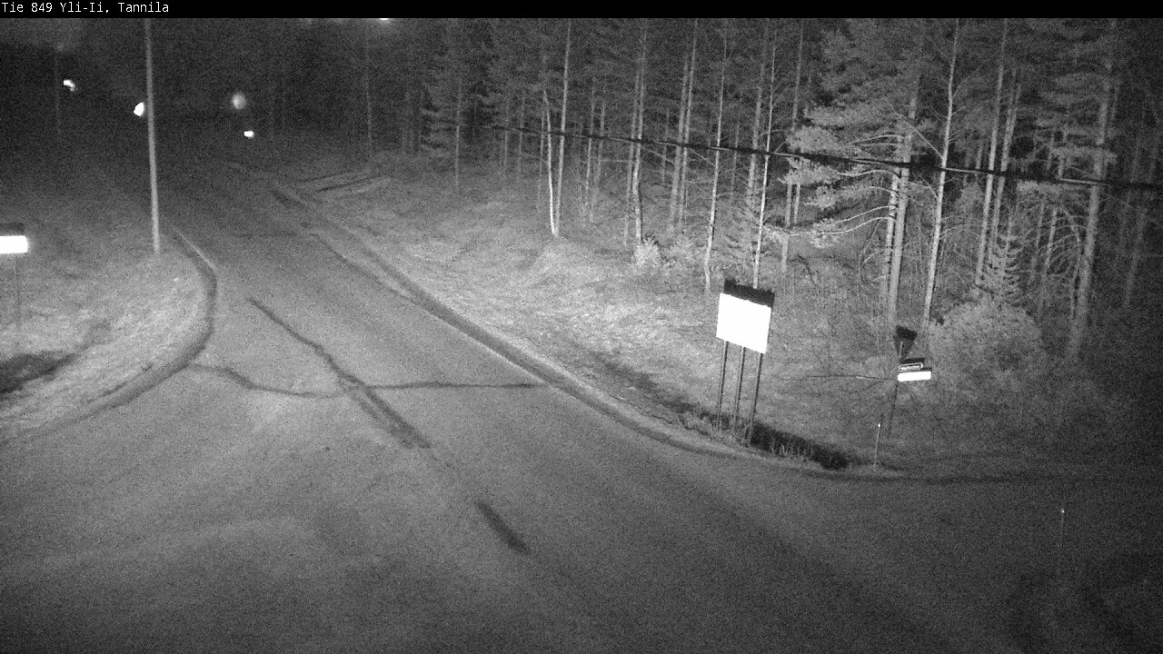 Weather Camera Image Väg 849 Yli-Ii, Tannila, Oulu, Pohjois-Pohjanmaa
