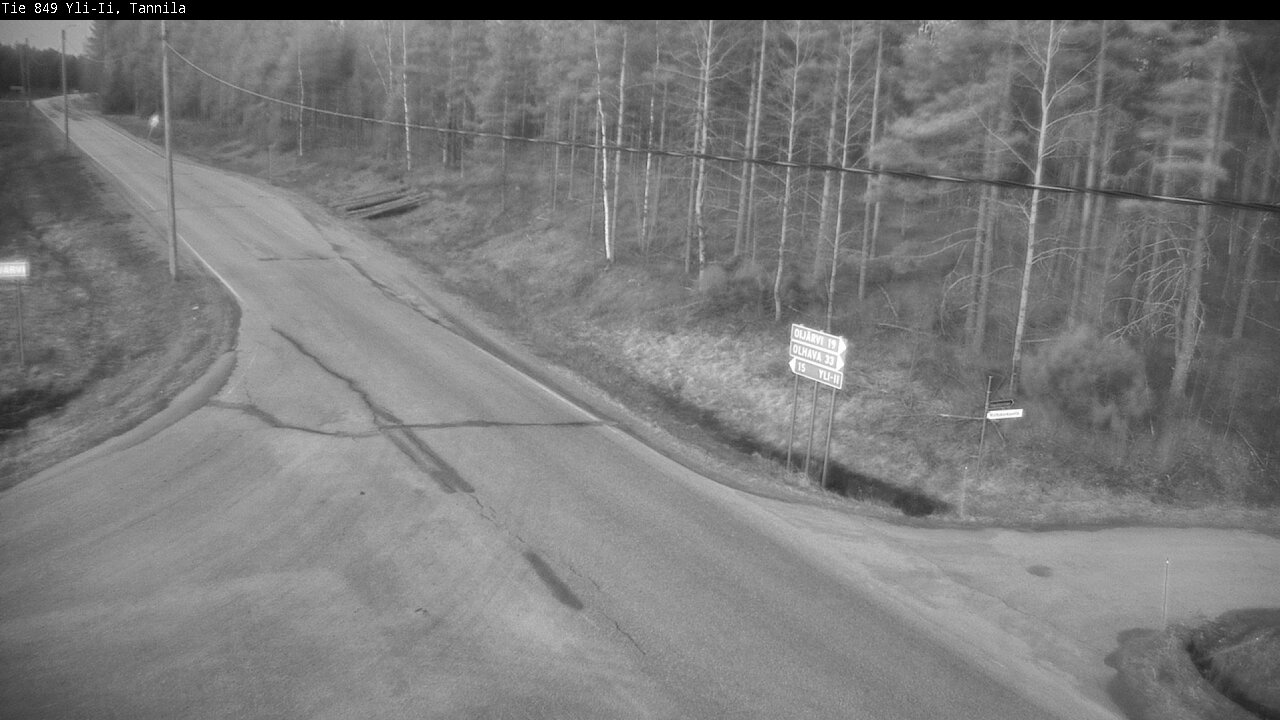 Weather Camera Image Road 849 Yli-Ii, Tannila, Oulu, Pohjois-Pohjanmaa