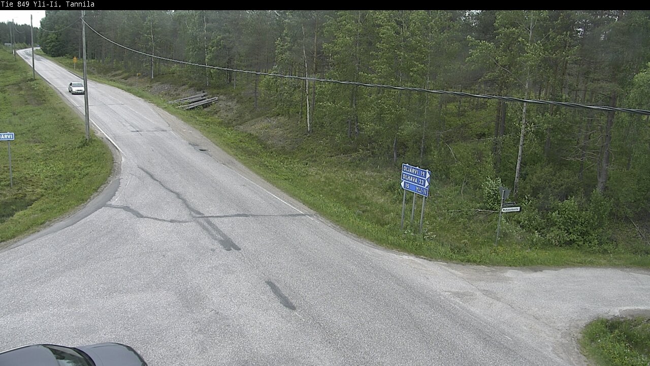 Weather Camera Image Väg 849 Yli-Ii, Tannila, Oulu, Pohjois-Pohjanmaa