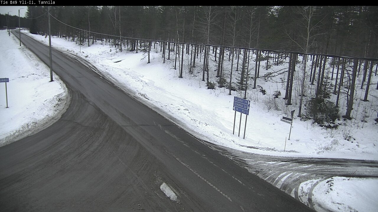 Weather Camera Image Road 849 Yli-Ii, Tannila, Oulu, Pohjois-Pohjanmaa
