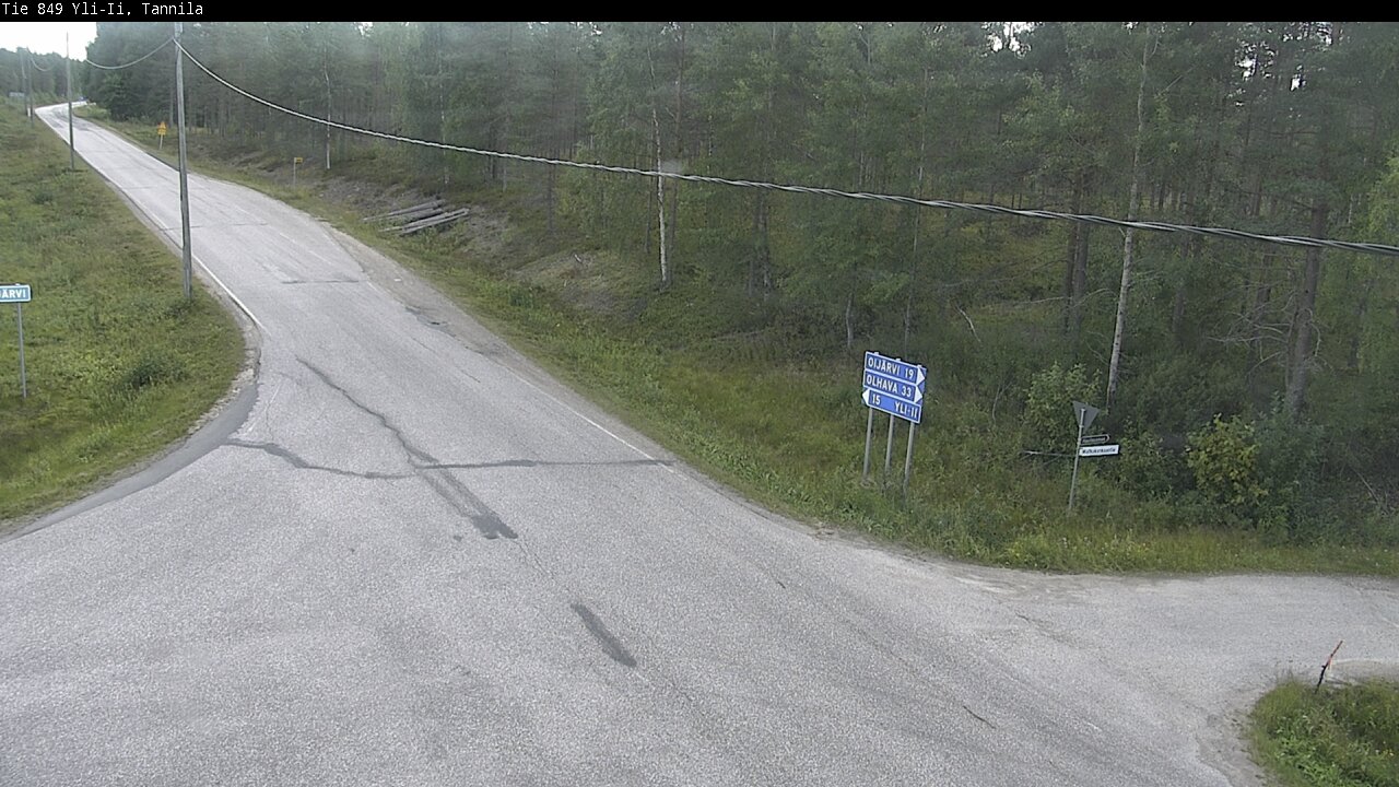 Weather Camera Image Road 849 Yli-Ii, Tannila, Oulu, Pohjois-Pohjanmaa
