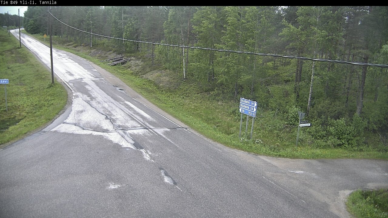Kelikamerat Kuva Tie 849 Yli-Ii, Tannila, Oulu, Pohjois-Pohjanmaa