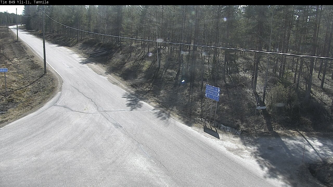 Weather Camera Image Väg 849 Yli-Ii, Tannila, Oulu, Pohjois-Pohjanmaa