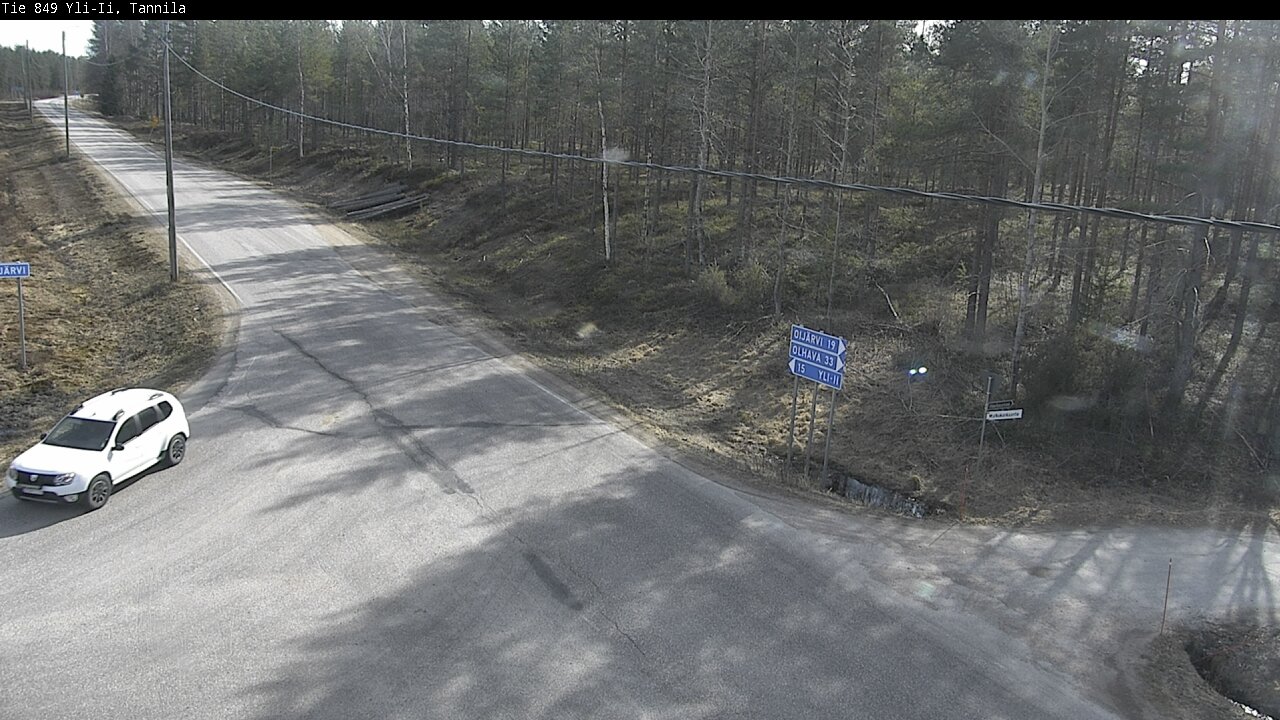 Weather Camera Image Väg 849 Yli-Ii, Tannila, Oulu, Pohjois-Pohjanmaa