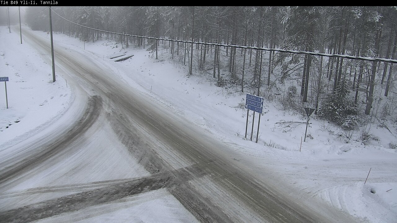 Weather Camera Image Road 849 Yli-Ii, Tannila, Oulu, Pohjois-Pohjanmaa