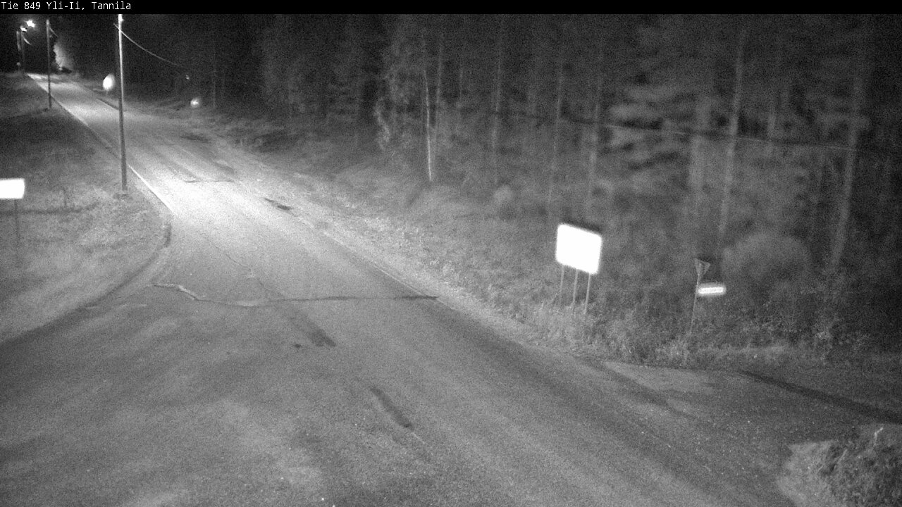 Weather Camera Image Väg 849 Yli-Ii, Tannila, Oulu, Pohjois-Pohjanmaa