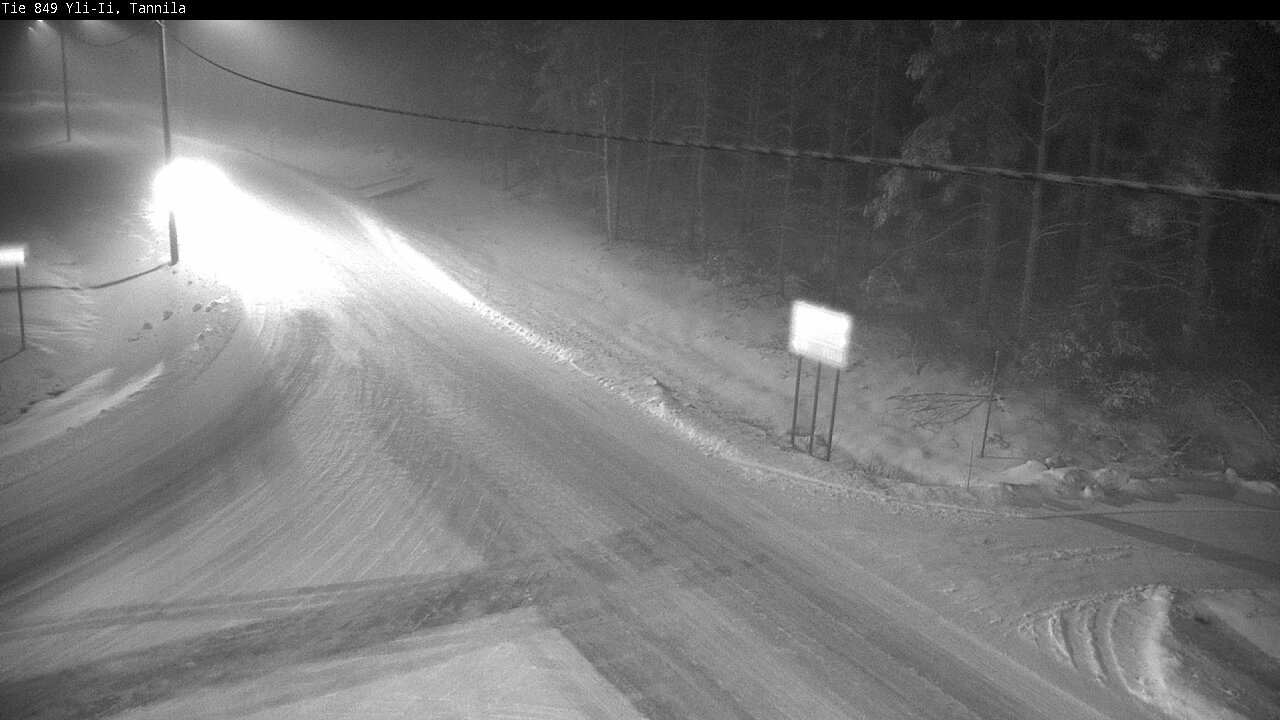 Weather Camera Image Väg 849 Yli-Ii, Tannila, Oulu, Pohjois-Pohjanmaa