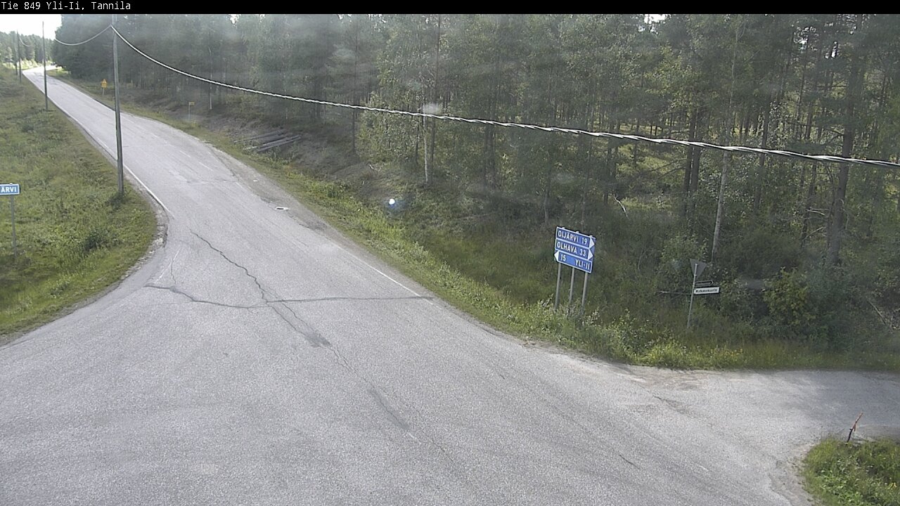 Weather Camera Image Road 849 Yli-Ii, Tannila, Oulu, Pohjois-Pohjanmaa