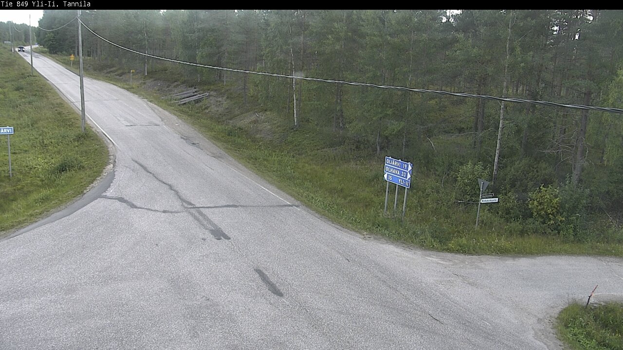 Weather Camera Image Road 849 Yli-Ii, Tannila, Oulu, Pohjois-Pohjanmaa