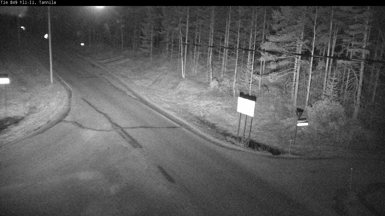 Weather Camera Image Väg 849 Yli-Ii, Tannila, Oulu, Pohjois-Pohjanmaa