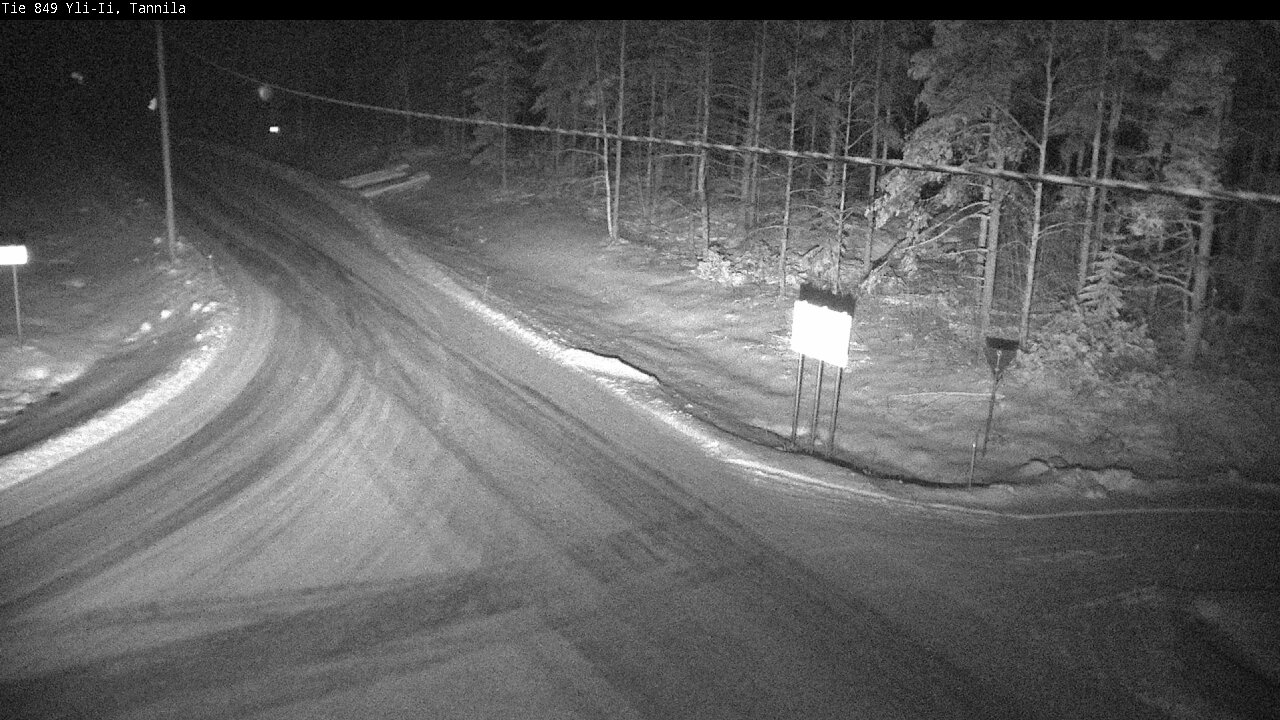 Weather Camera Image Väg 849 Yli-Ii, Tannila, Oulu, Pohjois-Pohjanmaa
