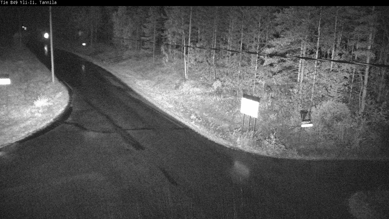 Weather Camera Image Väg 849 Yli-Ii, Tannila, Oulu, Pohjois-Pohjanmaa