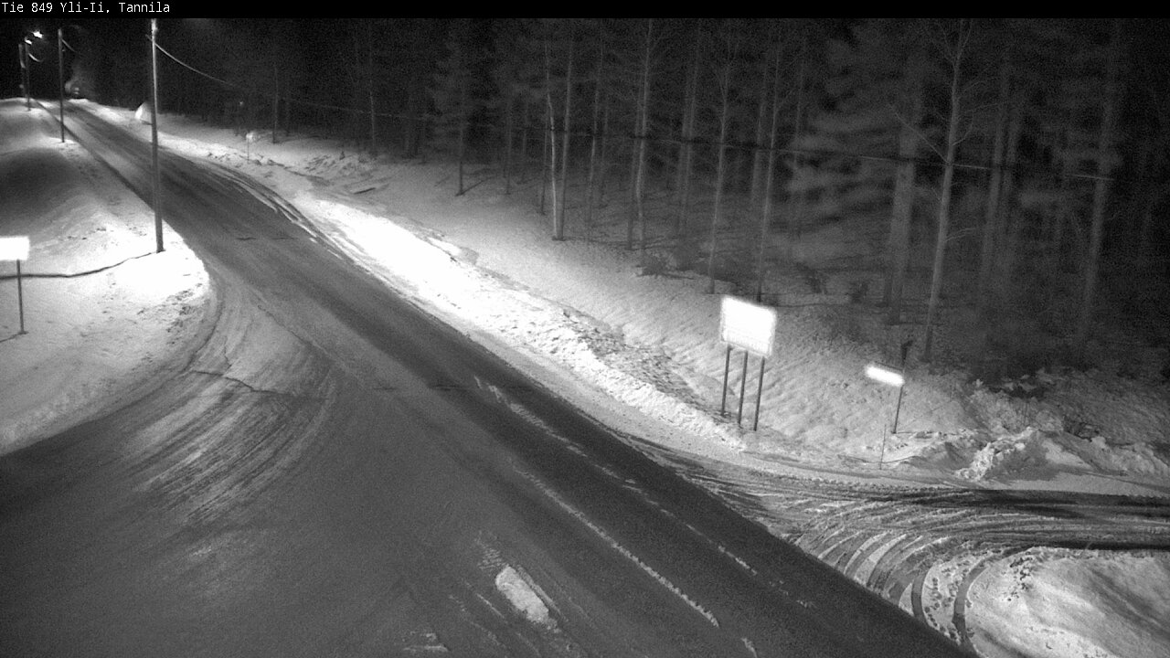 Weather Camera Image Road 849 Yli-Ii, Tannila, Oulu, Pohjois-Pohjanmaa