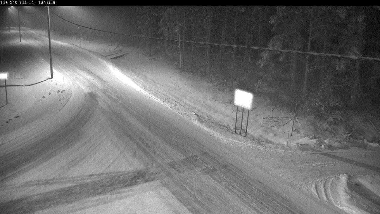 Weather Camera Image Väg 849 Yli-Ii, Tannila, Oulu, Pohjois-Pohjanmaa
