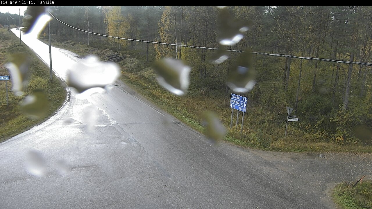 Weather Camera Image Väg 849 Yli-Ii, Tannila, Oulu, Pohjois-Pohjanmaa