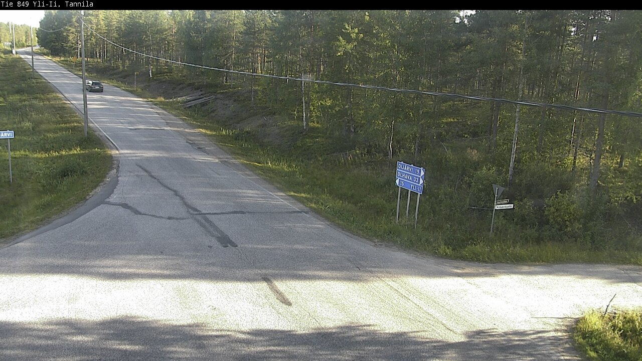 Weather Camera Image Road 849 Yli-Ii, Tannila, Oulu, Pohjois-Pohjanmaa