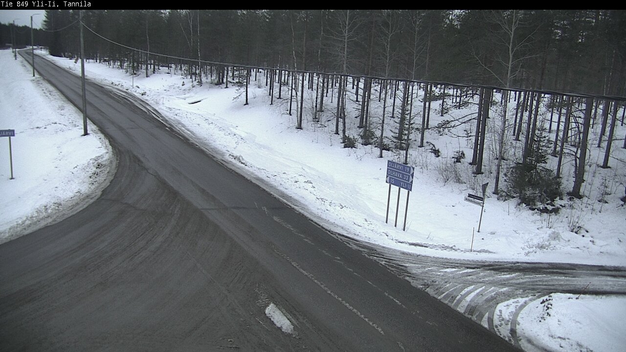 Weather Camera Image Road 849 Yli-Ii, Tannila, Oulu, Pohjois-Pohjanmaa