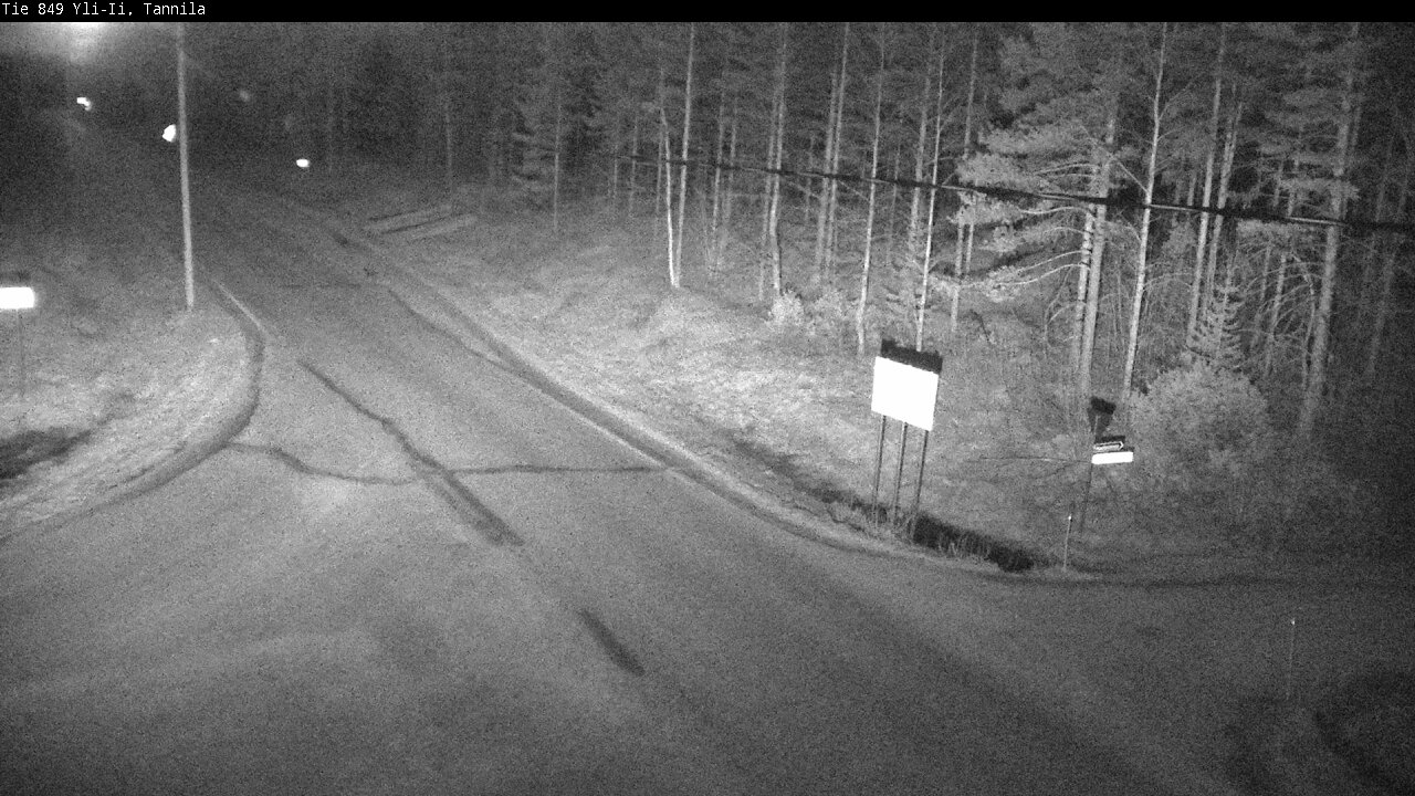 Weather Camera Image Väg 849 Yli-Ii, Tannila, Oulu, Pohjois-Pohjanmaa