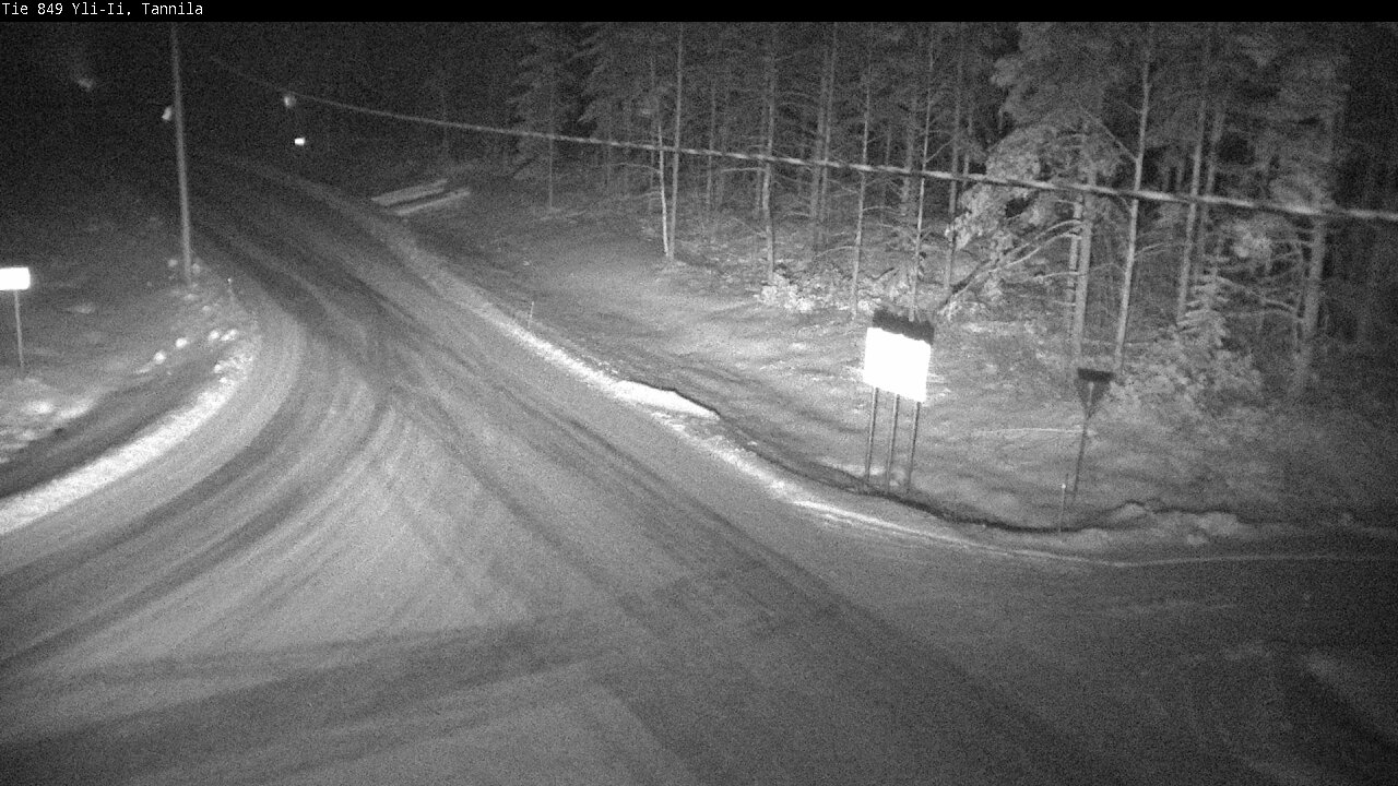 Weather Camera Image Väg 849 Yli-Ii, Tannila, Oulu, Pohjois-Pohjanmaa