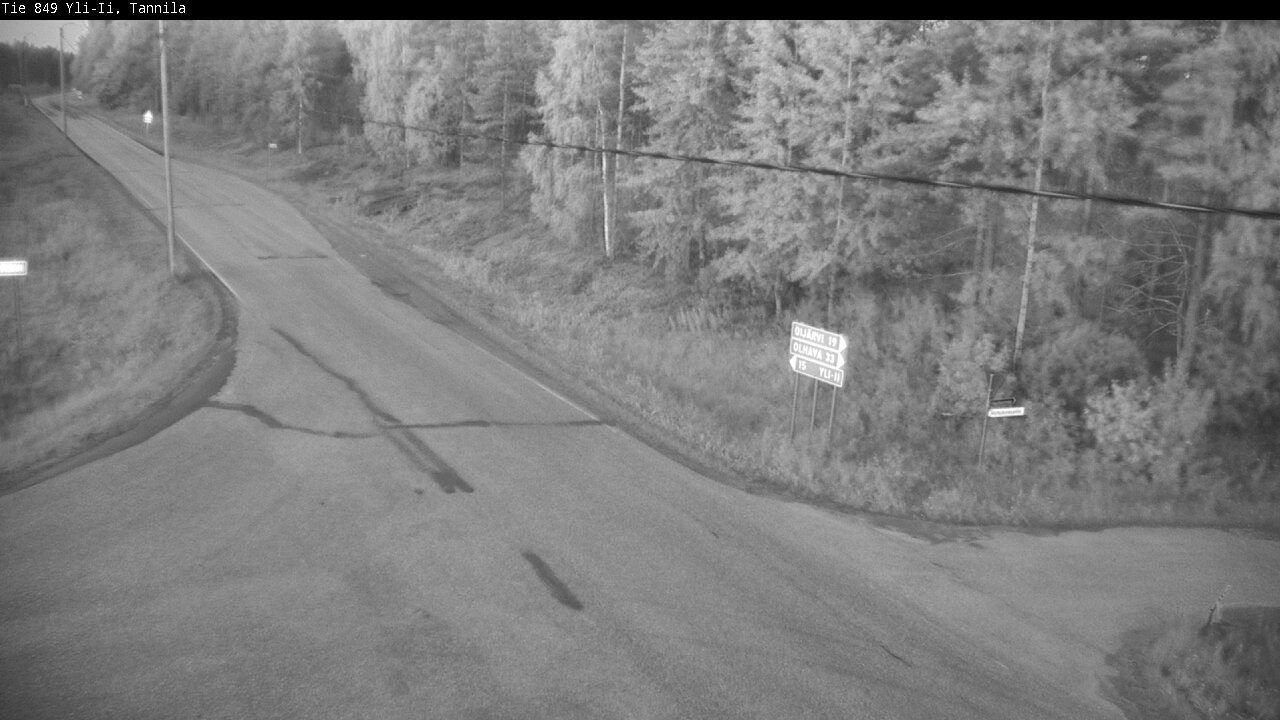 Weather Camera Image Road 849 Yli-Ii, Tannila, Oulu, Pohjois-Pohjanmaa